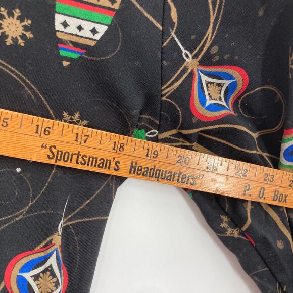 VTG Y2K Cactus Bay Ornament Bling Christmas Print Baby Tee Women’s Large Artsy - Picture 9 of 9